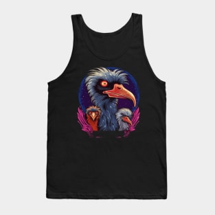 Ostrich Fathers Day Tank Top